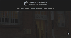 Desktop Screenshot of galerieagama.com
